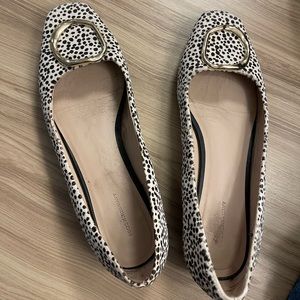 Something Navy black and white Polkadot Size 7.5 shoes